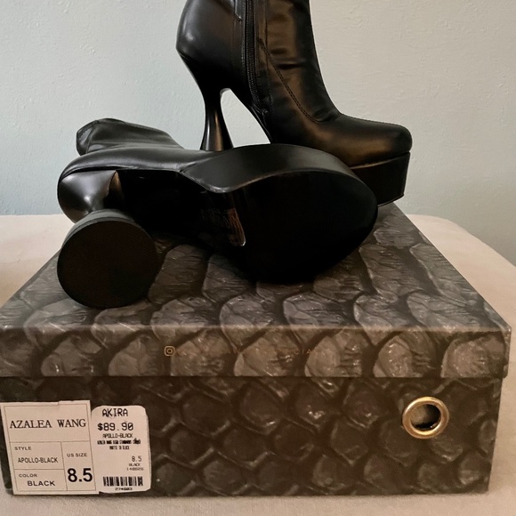 Akira AZALEA WANG Apollo Chunky Platform Ankle Boots - Picture 6 of 8